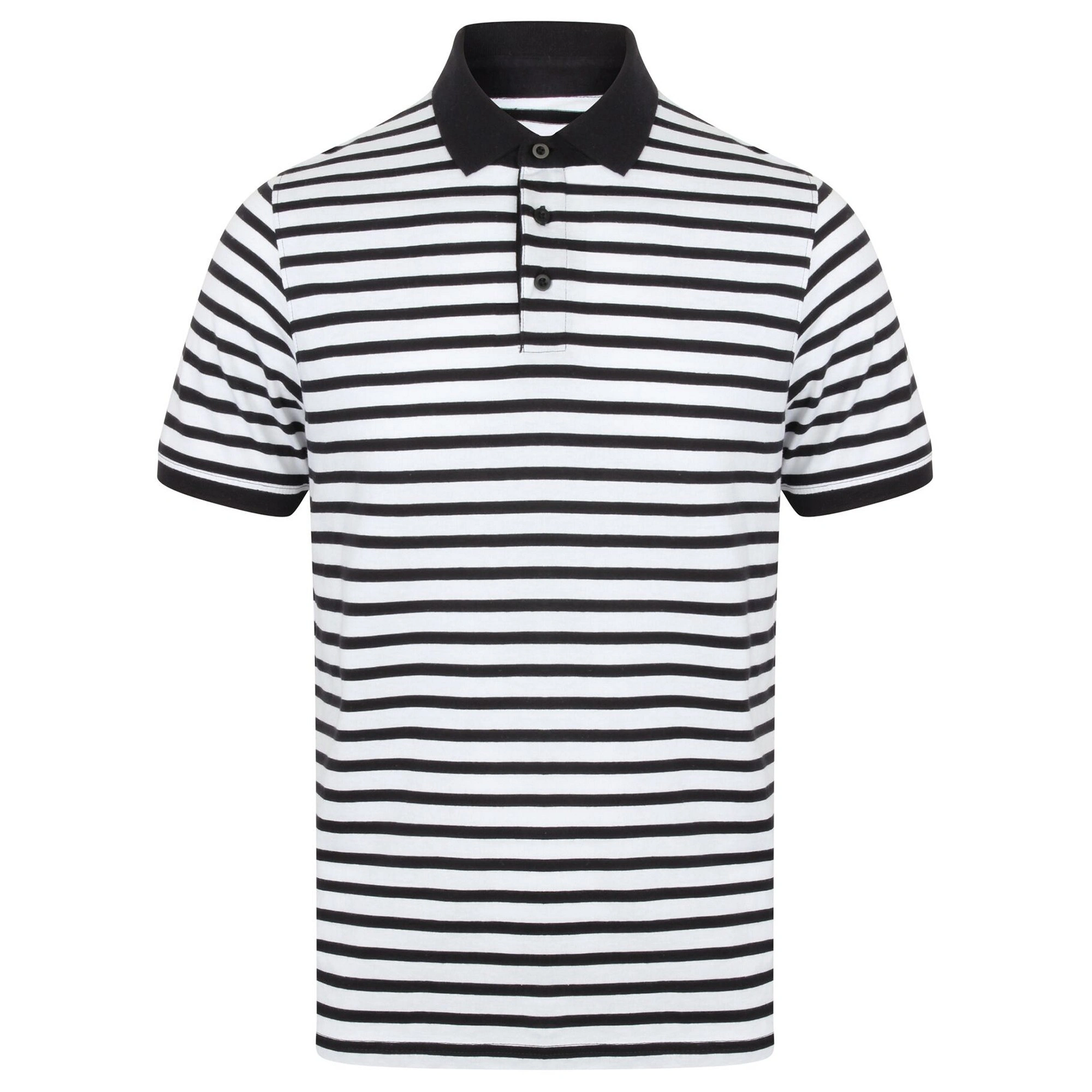 Wholesale Mens Striped Jersey Polo Shirt Supplier Korea