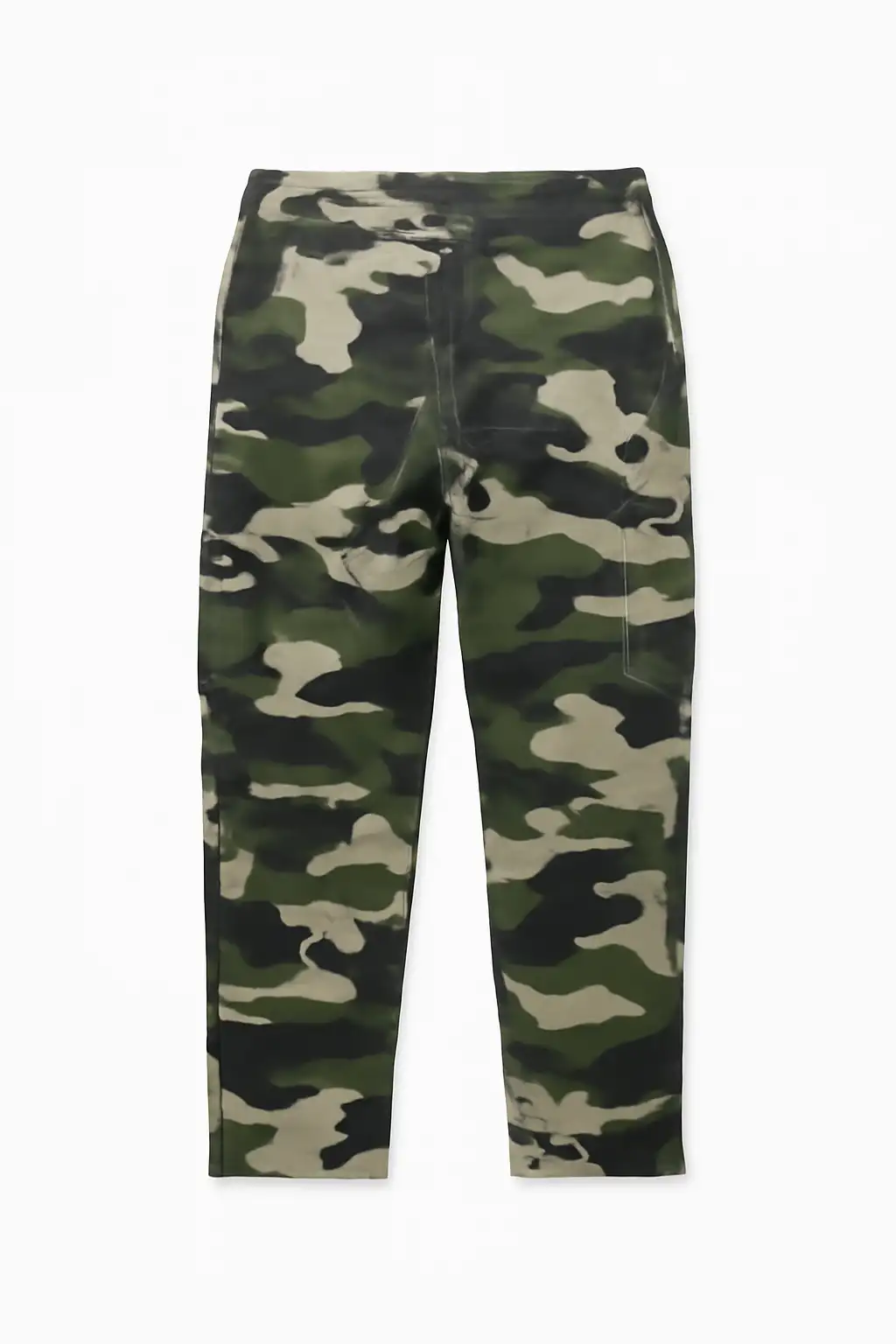 Cut And Sew Camouflage Pants
